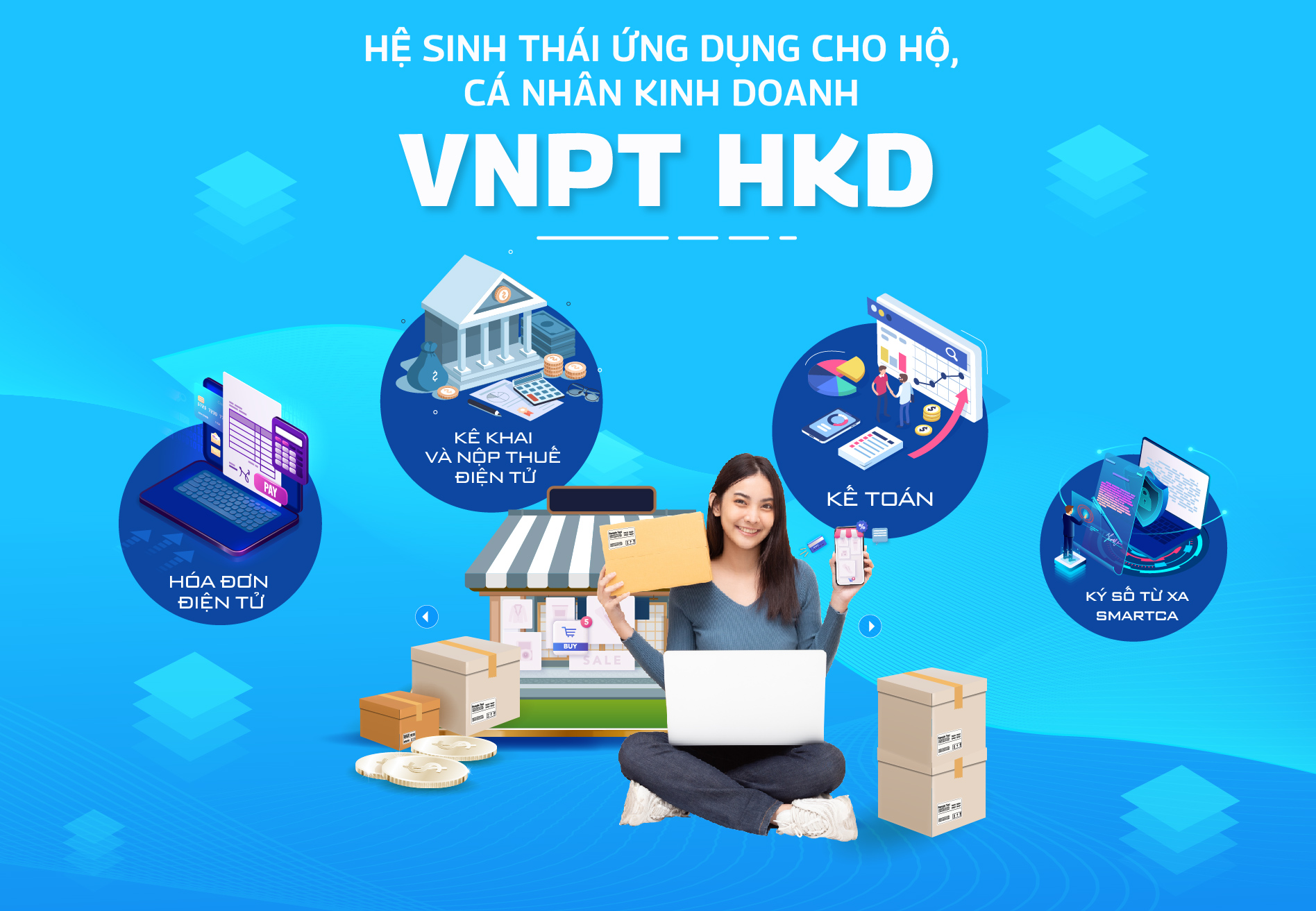 Dịch vụ quản trị tổng thể cho Hộ kinh doanh cá thể (VNPT HKD)